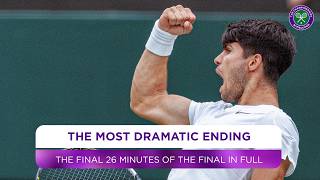 DRAMATIC ending to the final  The last 26 minutes in full  Alcaraz v Djokovic  Wimbledon 2024 [upl. by Vassar]