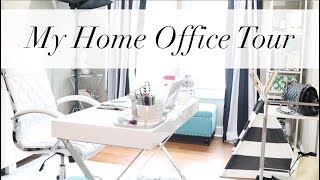 My Home Office Tour  Office Styling Tips  Workspace Wednesday [upl. by Malachy121]