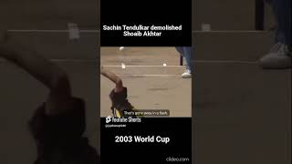 Sachin Tendulkar famous 6 vs Shoaib Akhtar sachin shoaibakhtar cricket six worldcup2003 [upl. by Duane880]