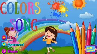 Kids Color Song  Learn Color For Kids  Green Color Red Color Blur Color Where Are You Song [upl. by Schober]