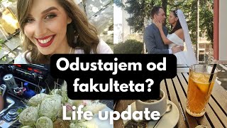 Odustajem od fakulteta svadba novi početak🤫 Life update vlog🥰 [upl. by Ynitsed]