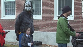 Bates College holds second annual trickortreat event [upl. by Chicoine]