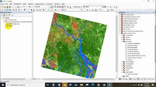 NDVI  VegetationForest Cover Map in ArcGIS [upl. by Tsew]