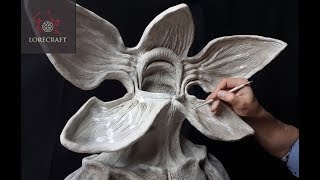 Sculpting Stranger Things Demogorgon  Timelapse Sculpt and Airbrush Demo [upl. by Landri]