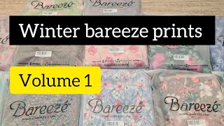 bareeze ll winter ll print volume 1 ll 2024 ll zeest store [upl. by Dranyam]