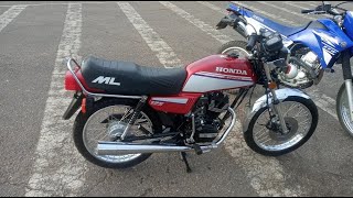 HONDA ML 125 1988 RARIDADE ABSOLUTA [upl. by Adelaide]