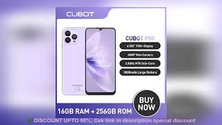 Cubot P80 New Global Version Smartphone 8GB RAM 256GB512GB ROM NFC 6583 Inch FHD S Review [upl. by Kassey132]