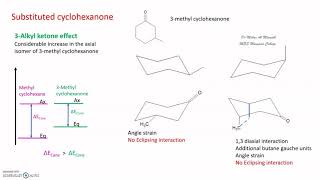 Conformational analysis of cyclohexanone [upl. by Rhyne222]