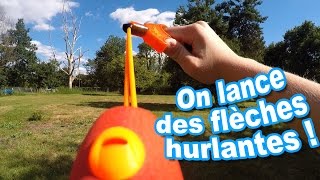 LANCEURS de FLECHES HURLANTES SKY RIPPERZ  Challenge avec un fan de Démo Jouets [upl. by Htebazie888]