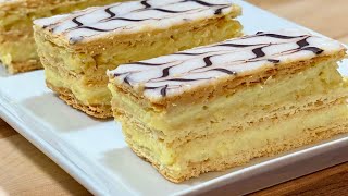 VOICI COMMENT RÉALISER UN MILLEFEUILLE COMME UN VÉRITABLE CHEF👩🏻‍🍳👨🏻‍🍳 Deli Cuisine [upl. by Jenilee78]