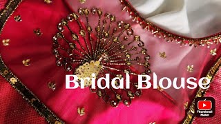 How To Customize a Designer Bridal Blouse [upl. by Eenahs]