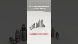 Whats a hex spring plunger set screws with long nose nylon or stainless steel tip manufacturer [upl. by Erme]