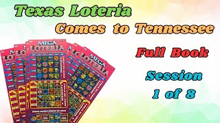 Scratching the 1st Ten From Full Book of TX Loteria Tickets [upl. by March183]