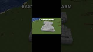 Minecraft Easy Creeper Farm  1500 Gunpowder Per Hour  121 [upl. by Refinne565]