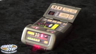 Star Trek Insurrection  Datas Hero Light Up Tricorder Brent Spiner [upl. by Azal]