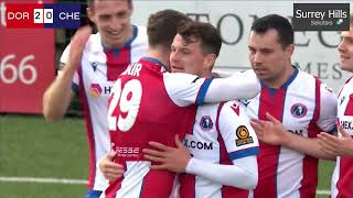 Goal Cam  Wanderers stun Chesterfield 41 at Meadowbank [upl. by Srednas]