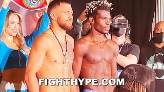 LOMACHENKO VS RICHARD COMMEY WEIGHIN amp FINAL FACE OFF [upl. by Valenba]