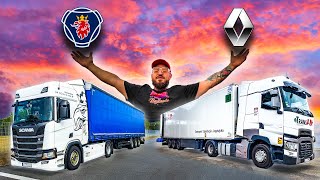 SCANIA VS RENAULT  Przetestowałem dwa ciągniki [upl. by Elephus]