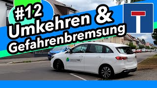 12 Wenden amp Gefahrenbremsung  Fahrschule Punkt [upl. by Adlez5]