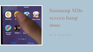 Samsung M31s problem  screen hanged  Tech Compare Check description for more details [upl. by Aihc]