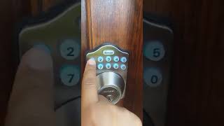 Como funciona la cerradura electronica kwikset [upl. by Byram]