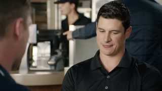 Tim Hortons NHL Upper Deck Trading Cards TV Commercial feat Sidney Crosby amp Nathan MacKinnon [upl. by Gregorio392]