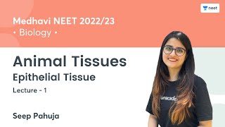 Animal Tissues  Epithelial Tissue  L1  NEET 202223  Seep Pahuja [upl. by Dombrowski]