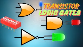 How to make Digital Logic Gates using Opto transistors TTL [upl. by Imeka]