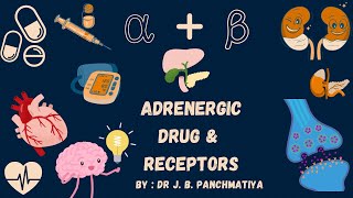 Adrenergic drugs Sympathomimetic drugs  Autonomic Pharmacology  By  Dr J B Panchmatiya [upl. by Dagley]