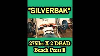 275LBS X 2 DEAD PIN BENCH PRESS💪🏿💪🏿💪🏿motivation gymrat gymratchallenge [upl. by Amargo]