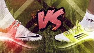 Nike Mercurial Vapor 8 vs Adidas F50 Adizero miCoach  Ultimate Test amp Review  Messi vs Ronaldo [upl. by Donall331]