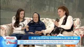 Irina Loghin a venit in platoul quotLa Marutaquot pentru strabunica Lili [upl. by Grimaud]