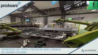 Gros plan sur la Virtual Reality Factory avec Autodesk [upl. by Margeaux]