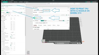 Orca Slicer  Bambu Studio  How to configure TPU support for 02 Nozzle [upl. by Lattimer]