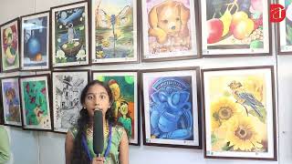 Bharkavi  Tondiarpet Branch  Dessin Academy Exhibition 2023  Colorful Expressions [upl. by Cindee]