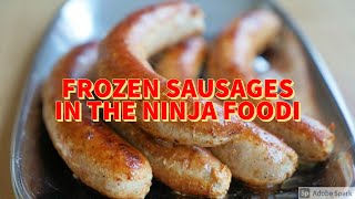 Frozen Sausages in Ninja Foodi  JustCooking Ok [upl. by Etessil]