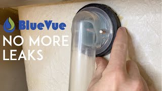 How to Fix Leaky Tub Overflow  BlueVue Overflow Gasket Installation [upl. by Isabea]