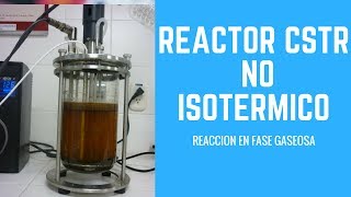 Cómo diseñar un reactor CSTR no isotérmico para una reacción en fase gaseosa [upl. by Eluj]