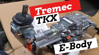 Silver Sport Transmission Tremec TKX E Body Mopar Install [upl. by Yrekcaz]