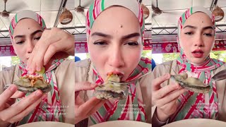 Aishah Azman Makan OysterTerliur Min [upl. by Jannel]