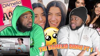 2 BLACK GUYS REACT TO THE THE DAMELIO SHOW COASTAL BUSTAS [upl. by Mariquilla242]