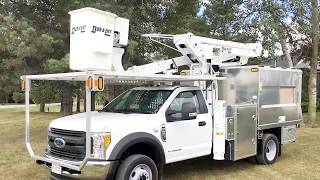 DurALift Bucket Truck Urban Forestry with Aluminum Chipper Box [upl. by Edmead]