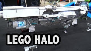 LEGO Halo UNSC Infinity Spaceship  Philly Brick Fest 2018 [upl. by Lebasile]