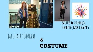 Bill Doctor Who Inspired Hair Tutorial amp Cosplay [upl. by Attela]