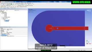 ✅ ANSYS CFX  Tutorial NACA 0012 with Angle of Attack  Part 35 [upl. by Kinsman244]