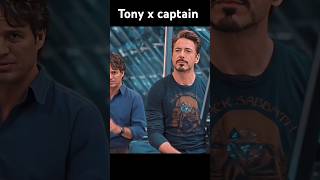 Captain argu with tony  iron man  marvel  marvel ytshorts shorts [upl. by Nofets740]