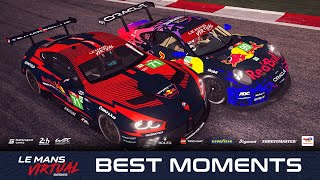 The Best Overtakes and Battles  Le Mans Virtual Series 2022 [upl. by Direj]