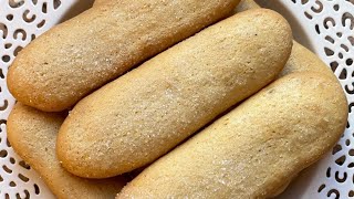 Savoiardi Vegani  Vegan Ladyfingers [upl. by Revell652]