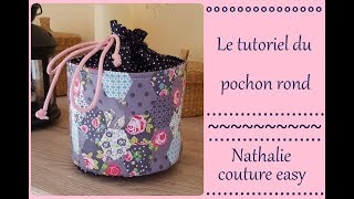 Le tutoriel du pochon rond [upl. by Suoirtemed402]