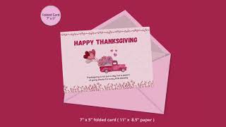 Shop Thanksgiving Digital Cards on Etsy – Instant Downloads [upl. by Rotow]